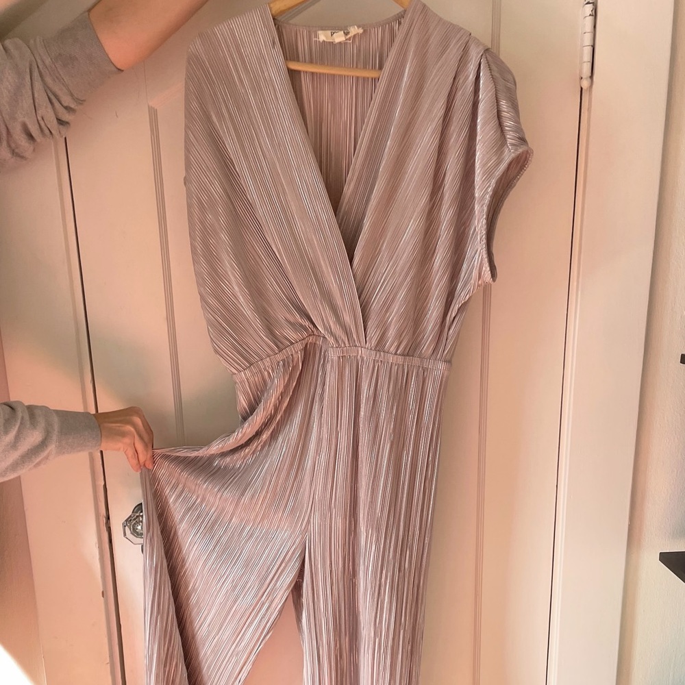 Anthropology Shimmer Jumpsuit